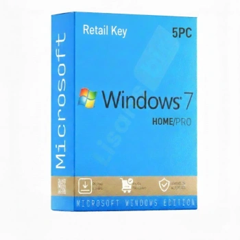 Windows 7 Home/Pro Retail Key (5Pc)