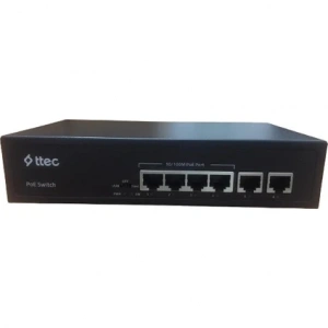 Ttec 0665P 6 Port 10/100 Mbps PoE Switch