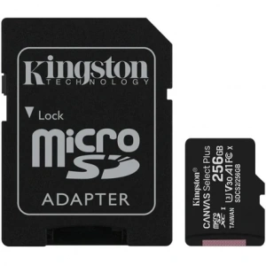 Kingston SDCS2-256GB 256GB micSDXC Canvas Select Plus 100R A1 C10 Card + ADP Hafıza Kartı