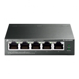 Tp-Link TL-SG105PE, 5 Port Gıgabıt Easy Smart Swıtch 4-Port Poe Plus