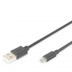 Digitus AK-300110-018-S 1.8 Mt USB 2.0 to micro USB Erkek-Erkek AWH28 UL USB 2.0 Kablo