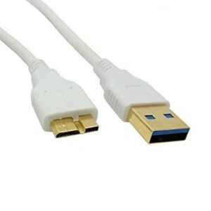 Digitus AK-300116-018-RO 1.8 Mt Usb 3.0 To Usb Micro B Erkek-erkek Beyaz Usb Kablo