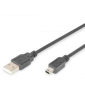 Digitus AK-300108-010-S 1m USB2.0-Mini USB