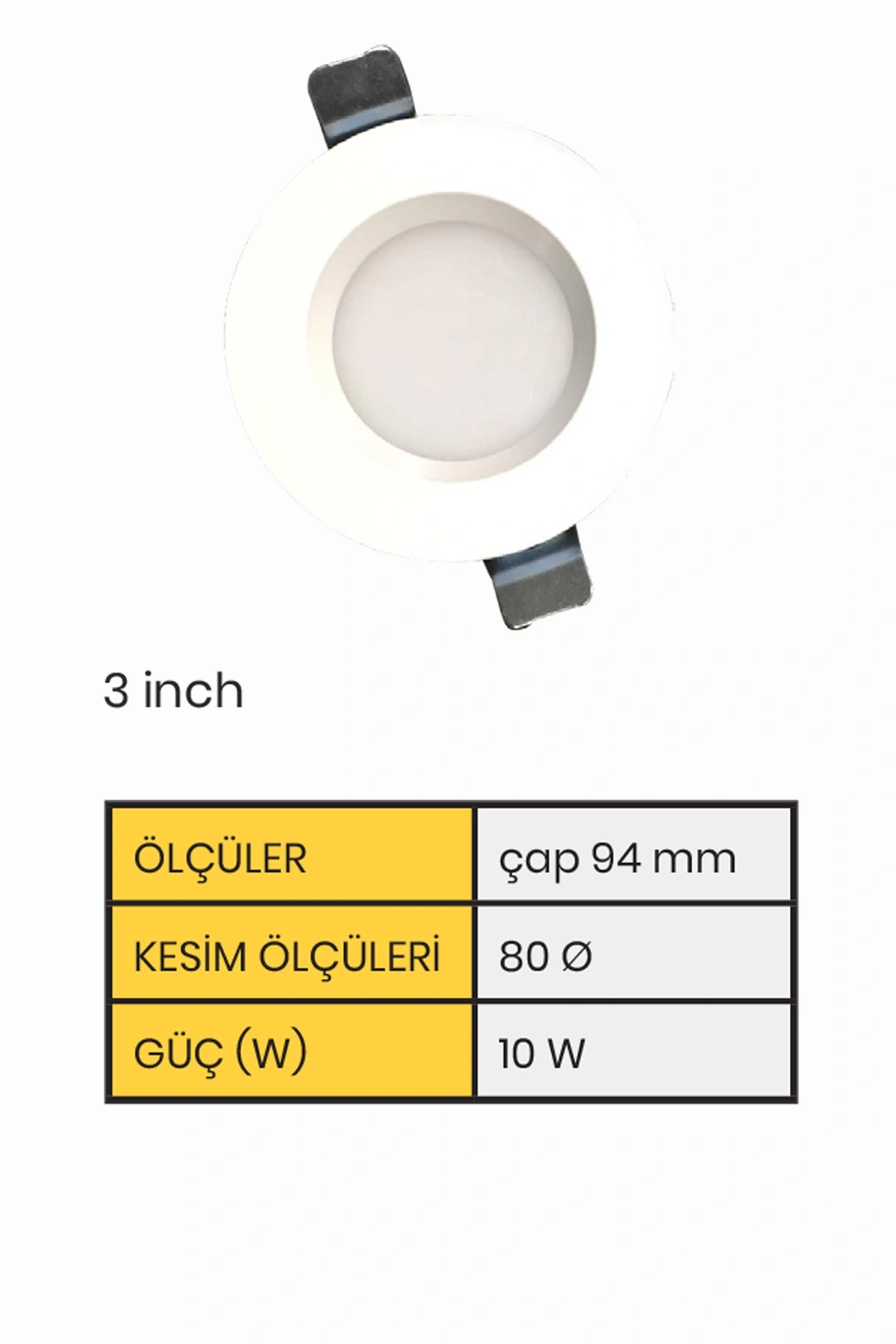 ONL-217 3inch Downlayt Genel Aydınlatma Armatürleri