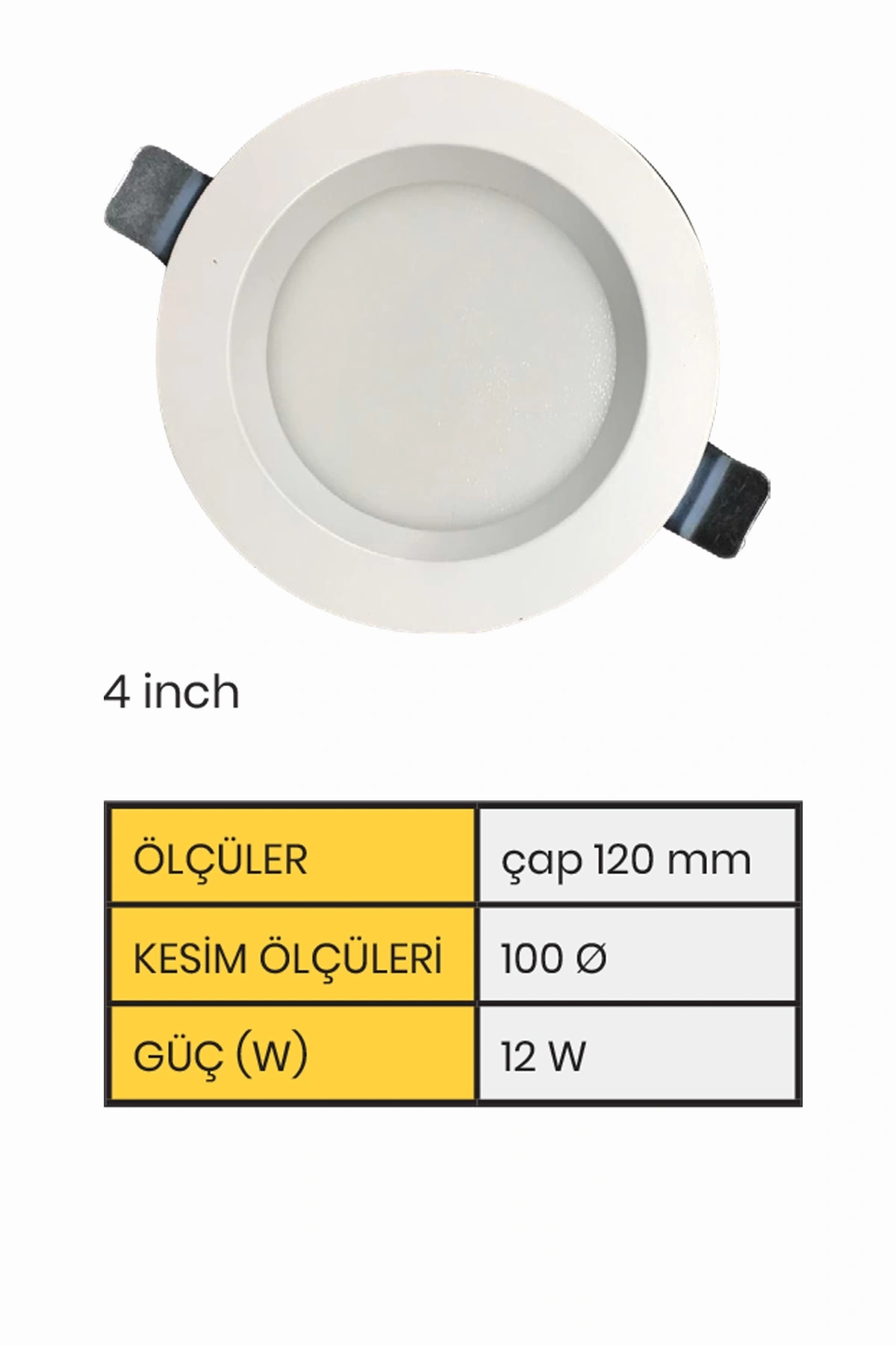 ONL-217 4inch Downlayt Genel Aydınlatma Armatürleri