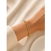 14K CM Altın Kaplama Bileklik 019