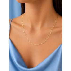 14K Altın Kaplama Kalp Uzun 60 cm Kolye