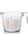 Kulplu Cam Ölçü Kabı Beher 500 mL - Yüksek Kaliteli