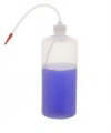 Plastik Uzun Form Piset 1000 ml - Şeffaf Yıkama Şişesi - 12 Adetlik Toptan Set