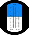 Bira Refraktometresi - Çözünürlük : 0.2°Bx