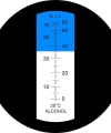 Alkol Refraktometre - Alkol Derecesi Ölçer % 0-80