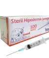 Steril Enjektör Şırınga 5cc (5mL) - 3 Parça - 100 Adetlik Set
