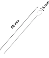 Öze Ucu 5 mm - Halka Uçlu - 10 Adetlik Set - Yüksek Kaliteli