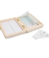 Ahşap Kutulu Mikroskop Slide/Slayt Seti - 25 Slaytlık Set