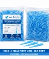 Otomatik Pipet Ucu 1000 µl Mavi - Non Steril - 500 Adetlik Paket - Yüksek Kimyasal Dayanım | Zurih Lab