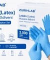 Lateks (Latex) Muayene Eldiveni - 2.000 Adetlik Toptan Set - Yüksek Kaliteli