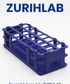 Deney Tüpü Standı – 24 Tüplük (25 mm) | Laboratuvar Tüp Rafı