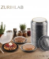 Plastik Waffle Kabı 50 Adet | Tek Kullanımlık Waffle Servis Kabı, Tatlı ve Pasta Sunum Kabı
