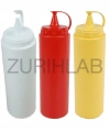 ZURIHLAB Sos Şişesi 720 ml – Mutfak ve Laboratuvar Tipi Sıkılabilir Sos Şişesi