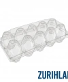 ZURIHLAB Yumurta Viyolü 10lu 125 Adetli - Plastik Yumurta Taşıma ve Saklama Viyolü