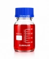 ZURIHLAB Cam Şişe 100 ml - Vida Kapaklı Boş Numune Şişesi - Otoklav Şişe