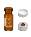 Amber Cam Vial 2 mL - Hacim Ölçekli - (Crimp ND11) - 100 Adetlik Toptan Set