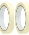 Beyaz Maskeleme Kağıt Bandı - 40 Metre - 2 Adetlik Set - Yüksek Kaliteli