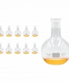 Cam Balon 250 mL – Dibi Düz – 29/32 Şilif – 10lu Toptan Set – Zurih Lab