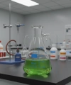 Cam Nuçe Erlen 500 ml – Yan Kollu Vakum Erlen – Dış ÇapxYükseklik: 105x184 mm - Zurih Lab & Zürih Ticaret