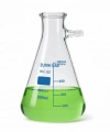 Cam Nuçe Erlen 500 ml – Yan Kollu Vakum Erlen – Dış ÇapxYükseklik: 105x184 mm - Zurih Lab & Zürih Ticaret