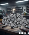 Flakon Kauçuk Tıpa 20mm - Butil Tapa 100 Adetlik Set - Sızdırmaz Laboratuvar Flakon Tıpası - Zurih Lab