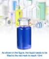 Kapaklı Tıpalı Flakon Cam Şişe 50ml - 100 Adetlik Toptan Set