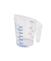 Kulplu Plastik Beher (Ölçü Kabı) 300 mL - Renkli Skala Beaker - BPA Free - 10 Adetlik Toptan Set - Yüksek Kaliteli