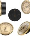 Metal Barometre 90 mm – Analog Hava Basınç Ölçer | Mekanik Hava Durumu Göstergesi
