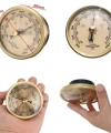 Metal Barometre 90 mm – Analog Hava Basınç Ölçer | Mekanik Hava Durumu Göstergesi