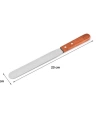 Paslanmaz Bıçaklı Ahşap Saplı Spatula Seti - 3 Farklı Boy Set - Yüksek Kaliteli