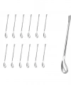 Paslanmaz Çelik Spatula 15 Cm - 12 Adetlik Toptan Set - Yüksek Kaliteli