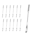 Paslanmaz Çelik Spatula 18 Cm - 12 Adetlik Toptan Set - Yüksek Kaliteli