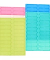 Plastik Mikroskop Slayt Saklama Kabı - Slide Kutusu 20li - Lamel Taşıma Standı - 5 Renklik Set