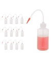 Plastik Piset 250 mL - Şeffaf Yıkama Şişesi - 12 Adetlik Toptan Set - Yüksek Kaliteli