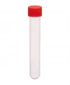 Plastik Vida Kapaklı Deney Tüpü (Test Tüpü) 10 mL - 16x100mm - 100 Adetlik Toptan Set