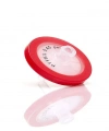 PTFE Hidrofobik Şırınga Filtre 0.45µm - Kırmızı | Non Steril - 100 Adetlik Set - Yüksek Kaliteli