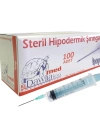 Steril Enjektör Şırınga 20cc (20mL) - 3 Parça - 100 Adetlik Set