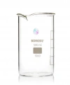 Uzun Form Cam Beher 500 mL - Isıya Dayanıklı Beaker