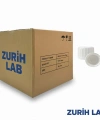 Zurih Lab 25PP Beyaz Kilitli Kapak – PE Contalı – 25mm Ağızlı Şişeler İçin – 1000 Adetlik Toptan Set