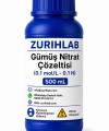 ZURIHLAB Gümüş Nitrat Çözeltisi (0.1 mol/L - 0.1 N) - 500 mL