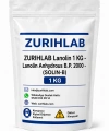 ZURIHLAB Lanolin 1 KG - Lanolin Anhydrous B.P. 2000 - (SOLIN-B)