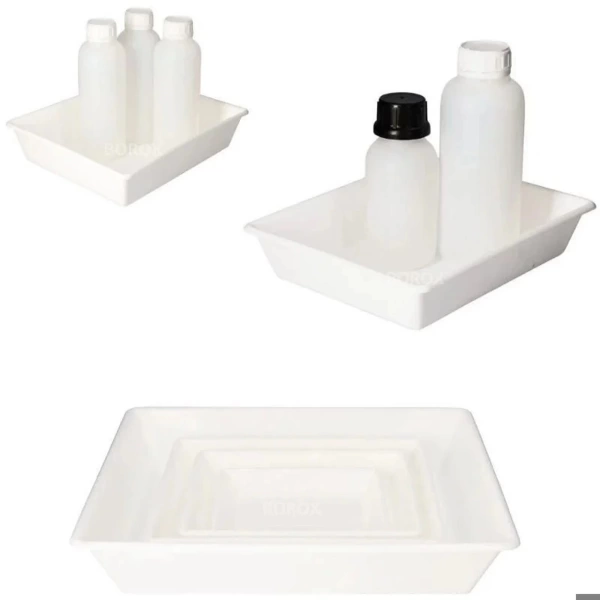 Plastik Numune Taşıma Tepsisi ( 2,2 + 4,2 + 7,3 + 10 + 12 Lt. ) - 5 Adetlik Set - Yüksek Kaliteli