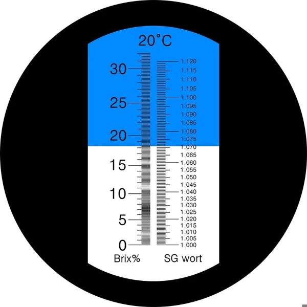 Bira Refraktometresi - Çözünürlük : 0.2°Bx