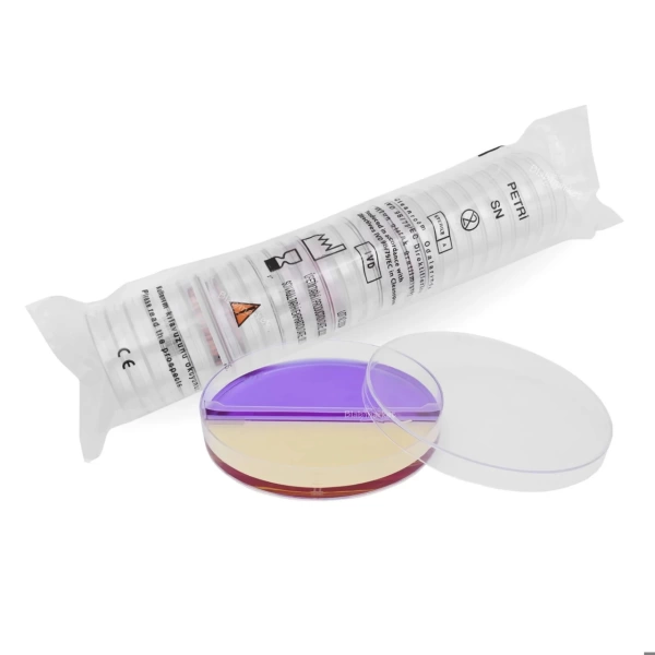 Steril İki Bölmeli Petri Kabı Kutusu 90x15mm - 25 Adetlik Paket